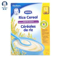 嘉宝(Gerber) 进口婴儿辅食 （4个月+）益生菌DHA婴儿米粉 227g 嘉宝米粉米糊 初级阶段添加