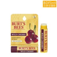 美国Burt's Bees小蜜蜂润唇膏/护唇膏 樱桃滋润 4.25g 原装进口 孕妇可用