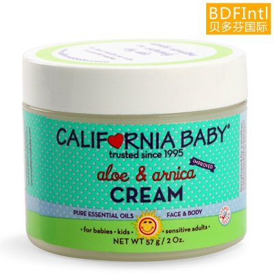 [美国California Baby加州宝宝]芦荟修复保湿面霜 57g 天然有机因子 孕妇宝宝敏感肌可用