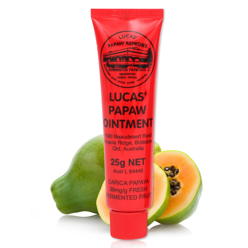 澳洲进口 Lucas卢卡斯 万用木瓜膏 润唇膏 25g