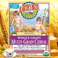 美国Earth's Best 地球世界 6个月以上进口婴儿3段6个月以上高铁混合谷物米粉227g/盒装