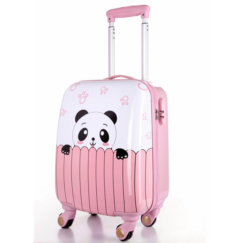 迪嘉乐(DI JIA LE)18寸儿童拉杆箱女旅行箱行李箱包万向轮可爱卡通KT猫旅行箱小拖箱孩子出游PC+ABS登机箱