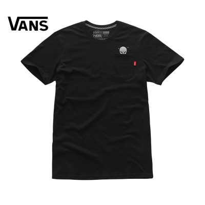 Vans/范斯黑色/男款短袖T恤|VN0A2YLIBLK