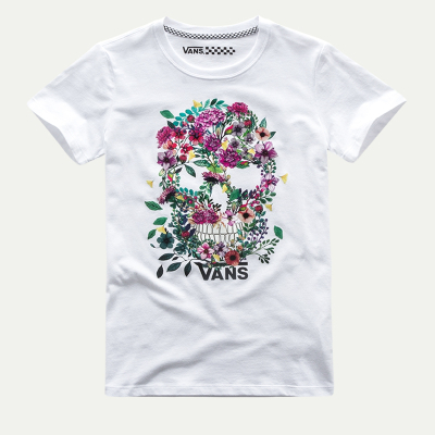 Vans/范斯春季白色/女款短袖T恤|VN0A33YTWHT
