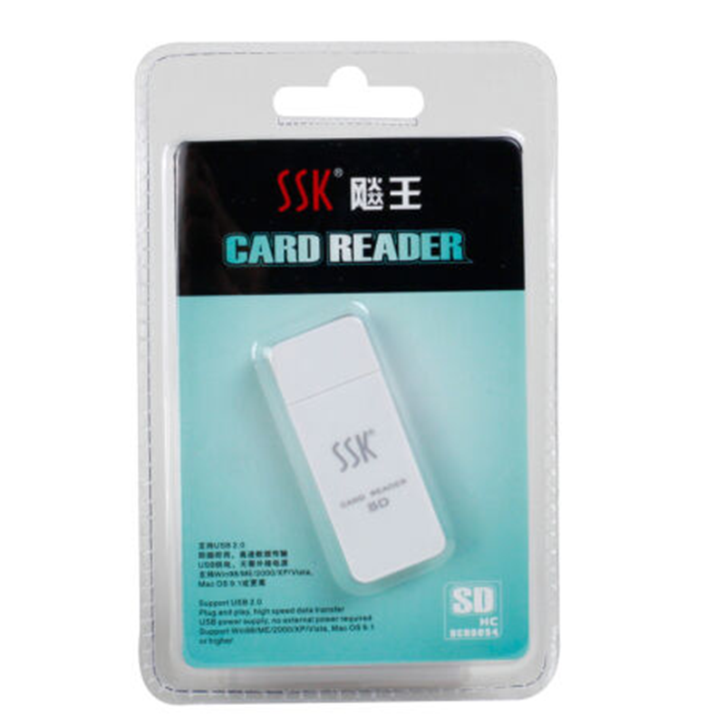 飚王（SSK）闪灵SD卡读卡器SCRS054 读SD卡高清大图