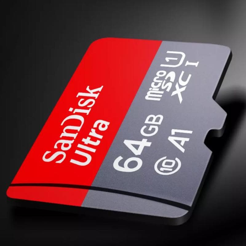 闪迪(SanDisk)A1 64GB 读速100MB/s 高速移动MicroSDXC UHS-I存储卡 TF存储卡图片