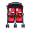 宝宝好双胞胎婴儿推车可折叠双人手推车703R 703A-308红色