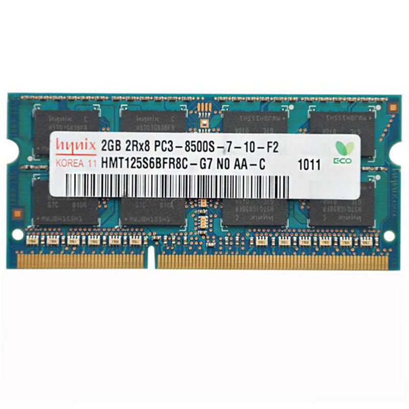 现代(HYUNDAI) 海力士 2G DDR3 1066 笔记本内存条 PC3-8500S