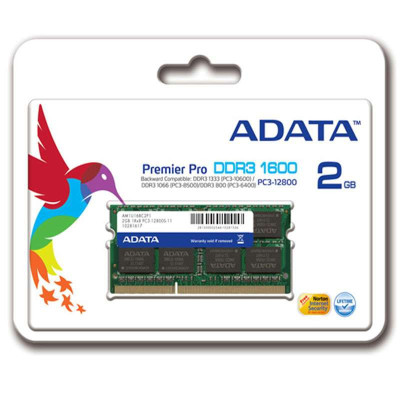 威刚(ADATA)万紫千红 DDR3 1600 2G笔记本内存条