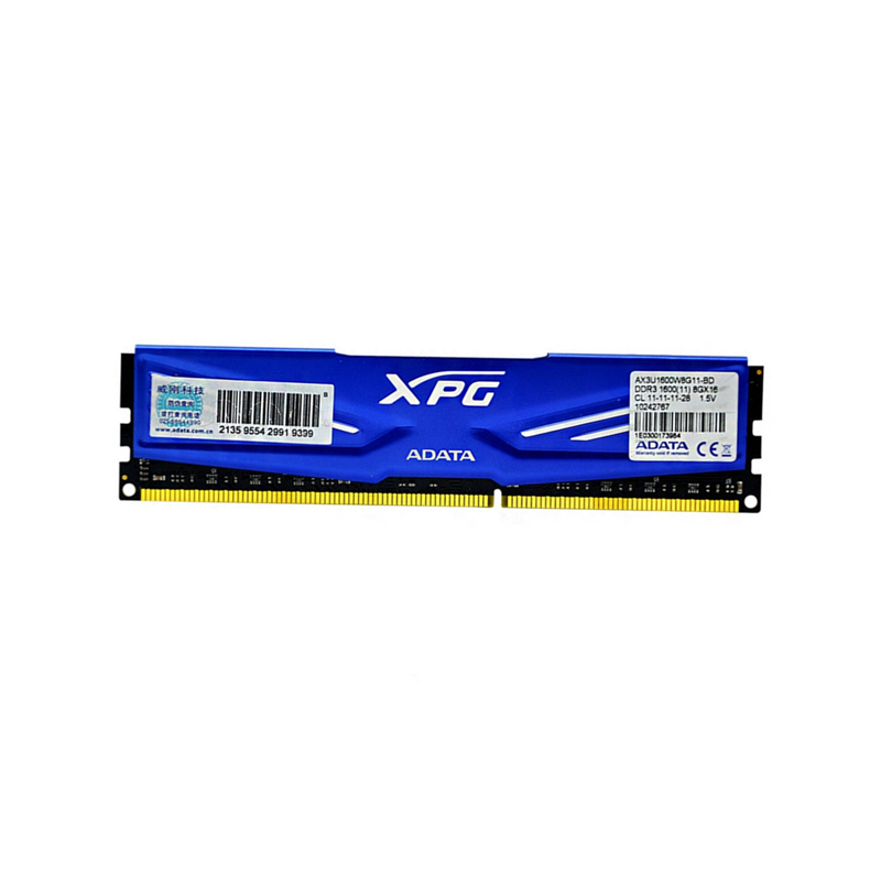 威刚(ADATA)XPG游戏威龙系列 DDR3 1600 8G台式机内存 兼容1333高清大图