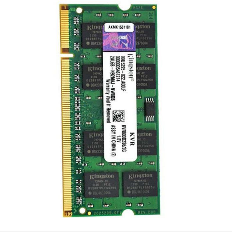 金士顿(Kingston) 2G DDR2 800 笔记本内存条 兼容667图片