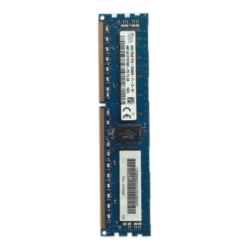 现代(HYUNDAI)原厂DDR3 1600 ECC REG 4G服务器内存1R*4 PC3L-12800R高清大图