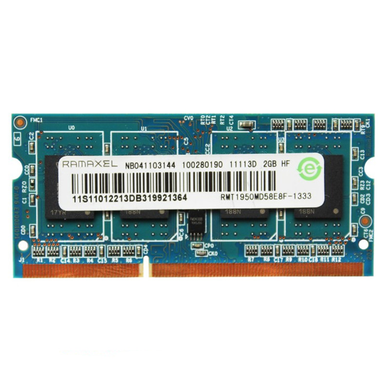 联想 hp 记忆科技（Ramaxel）2G DDR3 1333笔记本内存条 PC3-10600S
