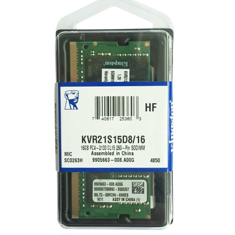 金士顿(Kingston)DDR4 2133 16GB 笔记本内存条高清大图