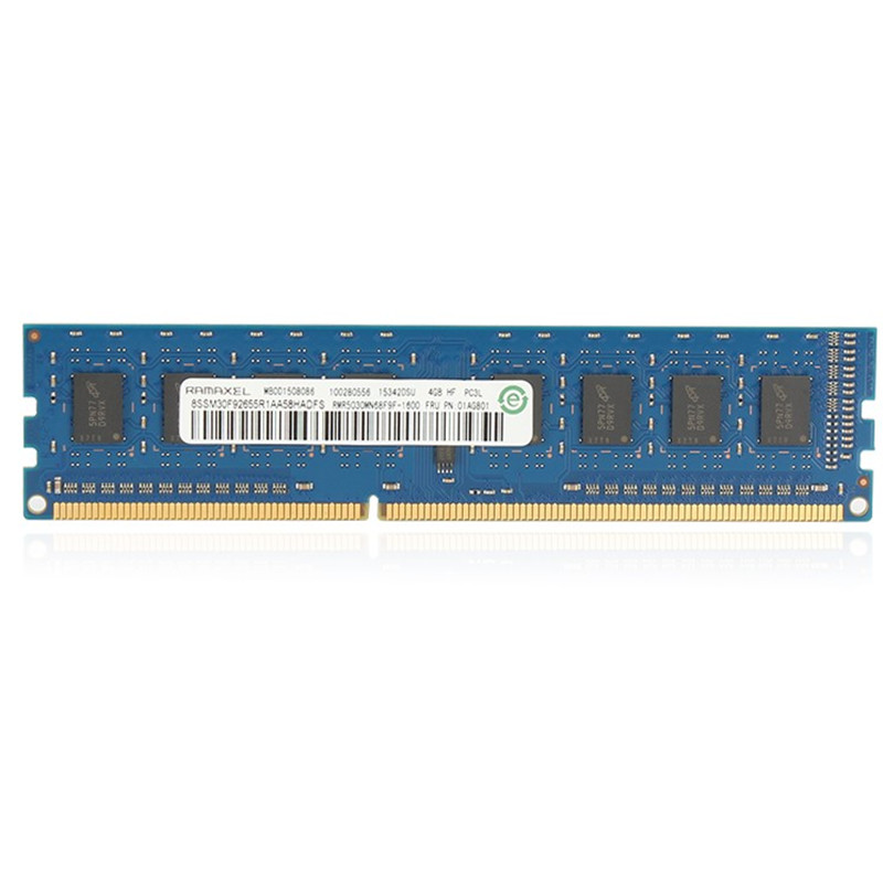联想 hp记忆科技(Ramaxel)4G DDR3L 1600台式机内存条 PC3L-12800U低电压高清大图
