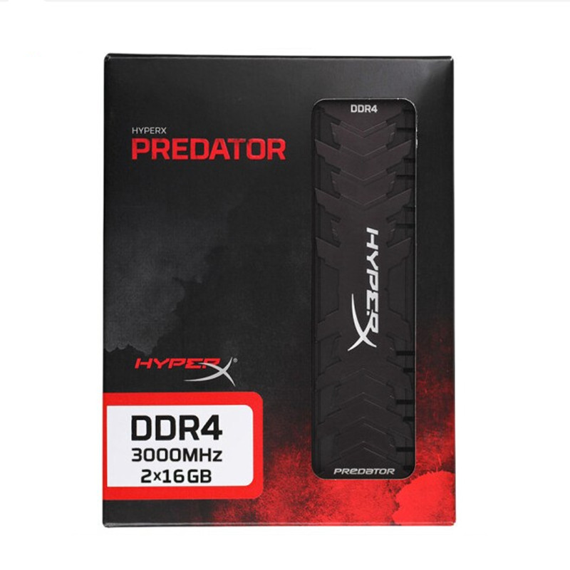 金士顿(Kingston)骇客神条 Predator系列 DDR4 3000 32G(16Gx2)套装 台式机内存条