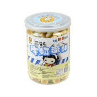 台湾进口零食 新慧欧 易拉罐 牛奶蛋酥小馒头 婴幼儿饼干 儿童饼干