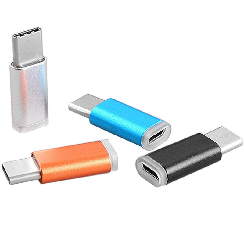 [买二送一]逸美达 USB3.1 Type-C安卓转接头 小米5S充电器线乐视华为P9代手机转换头 非金属—白色