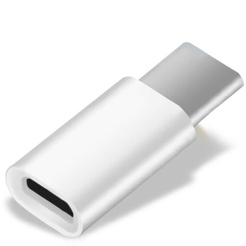 [买二送一]逸美达 USB3.1 Type-C安卓转接头 小米5S充电器线乐视华为P9代手机转换头 非金属—白色图片