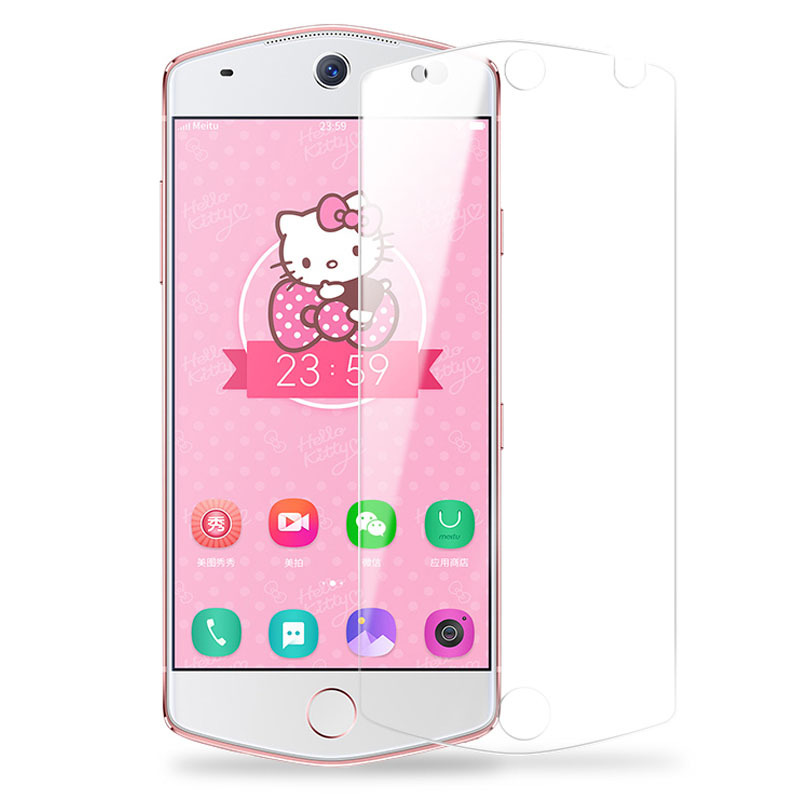 逸美达 美图M8钢化玻璃膜 meitu M6/M6S全屏全覆盖高清防爆防指纹手机保护贴膜包邮