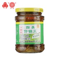 三和四美酱菜木糖醇什锦菜248g扬州特产什锦菜咸菜早餐下饭菜不加蔗糖