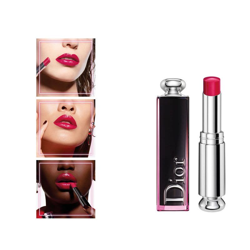 迪奥(Dior)瘾诱超模漆光唇釉3.2g/ 红色系#877我是迪奥（Turn Me Dior）减淡唇纹 显色 不易脱妆图片