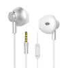 兰士顿 F9耳机入耳式重低音耳塞 线控带麦电脑MP3苹果安卓通用手机 晶银色