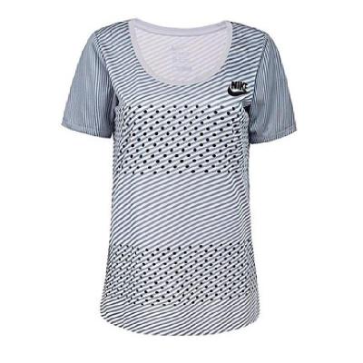 NIKE耐克2016夏季女子运动休闲短袖圆领T恤 820525-100-BK