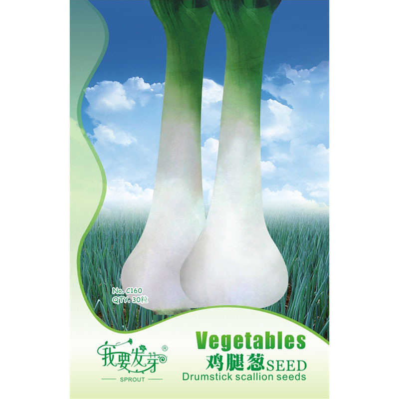 我要发芽 蔬菜种子 鸡腿葱种子 大葱种籽 富含多种维生素30粒/包