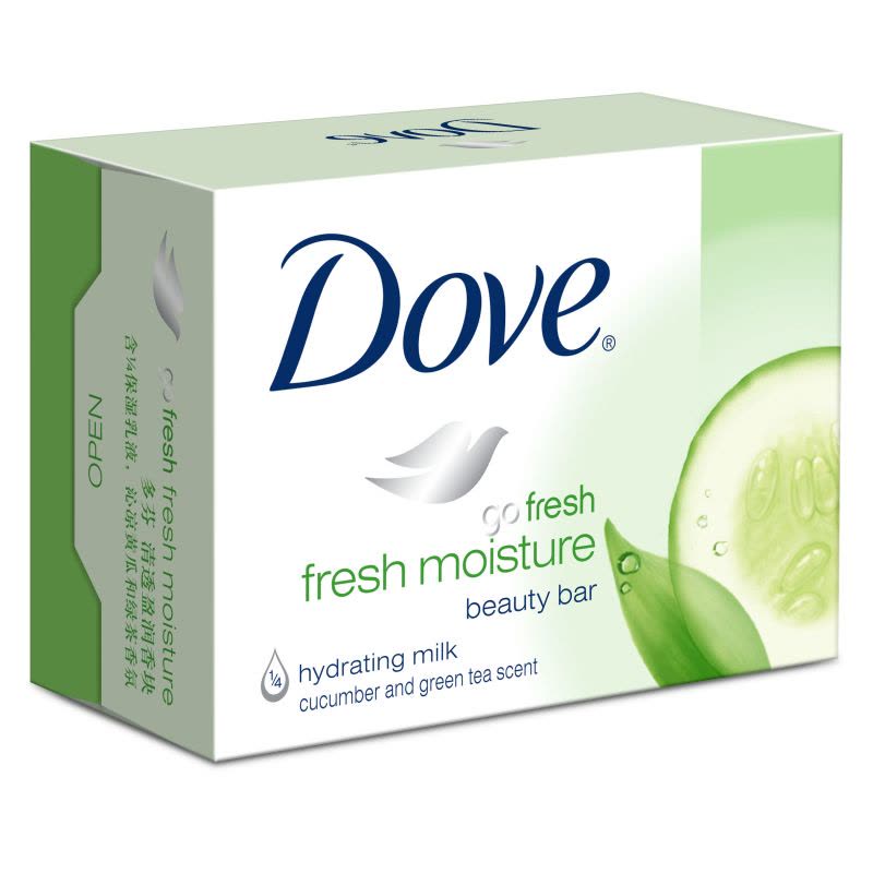 Dove/多芬香皂清透盈润香皂100g 黄瓜和绿茶香氛洁面皂香皂图片