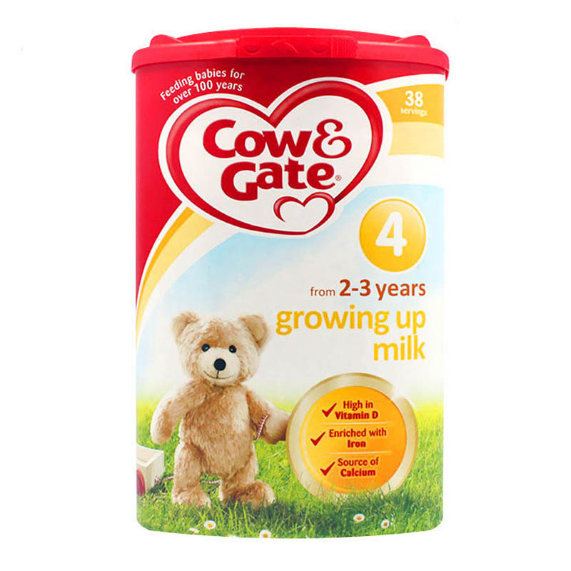 英国牛栏(Cow&Gate)婴幼儿配方奶粉4段800g 适合2-3岁宝宝