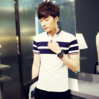 男士夏季韩版短袖Polo衫潮流半袖上衣男装