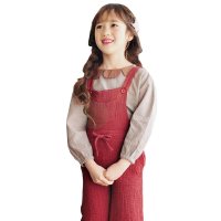 童装女童 2016春装新款韩版全棉 气质小女生格子甜美衬衫女童娃娃衫休闲上衣衬衫