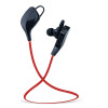 耳宝运动款蓝牙耳机4.0 无线自由 轻便防汗 运动伴侣 音乐播放 1托2 色彩缤纷 黑色+红线