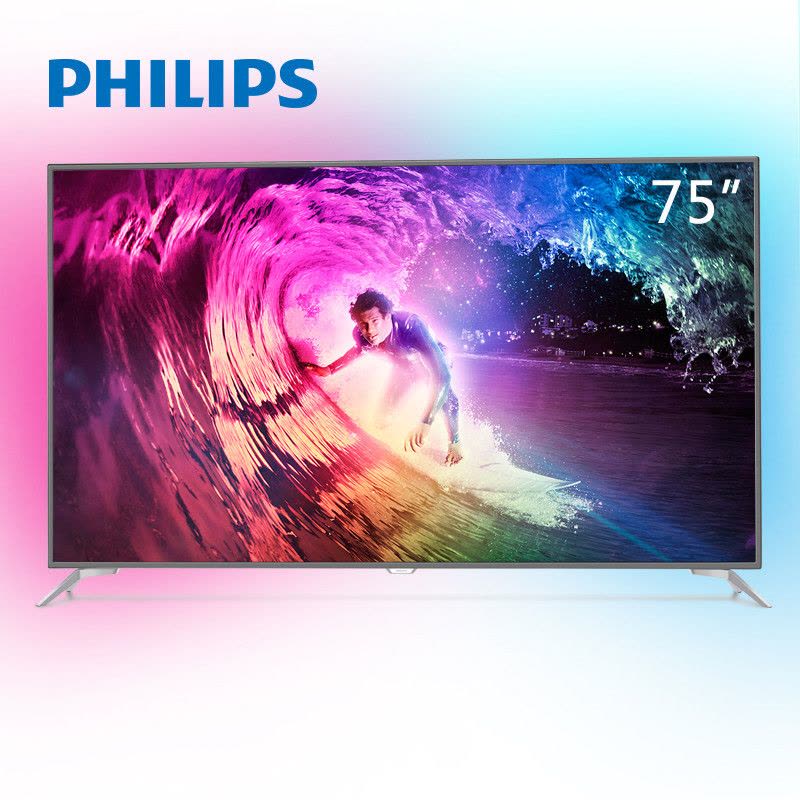 飞利浦（PHILIPS）75PUF7101/T3 75英寸流光溢彩广色域4K超高清智能电视机图片