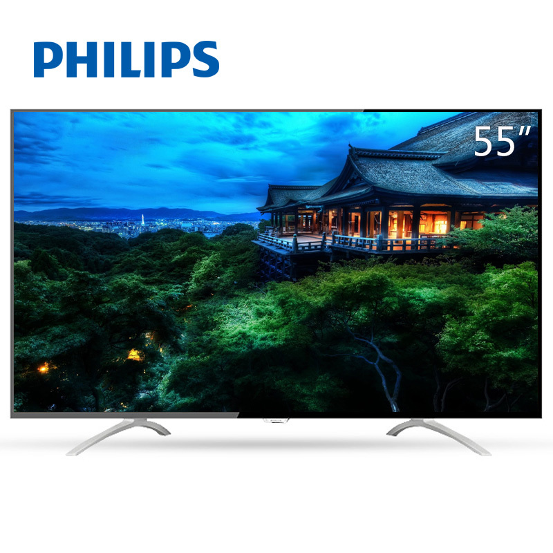 飞利浦philips55puf6052t355英寸4k超清智能网络液晶平板电视