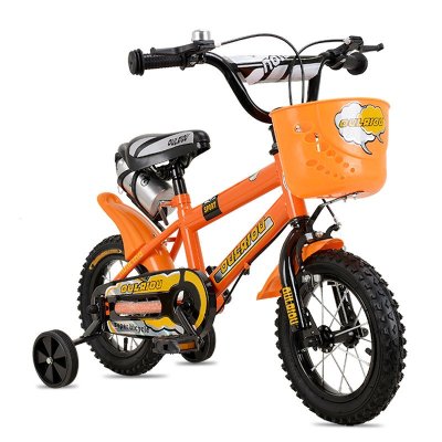 欧莱欧儿童自行车12寸豪华款橙色带礼品