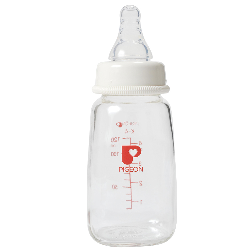 贝亲奶瓶 婴儿玻璃奶瓶标口 新生儿宝宝标准口径奶瓶S号120ML aa87