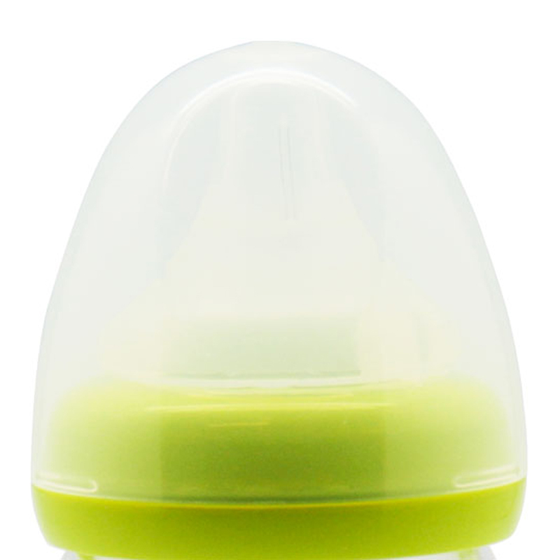 贝亲(Pigeon)玻璃奶瓶 宽口径玻璃奶瓶 贝亲奶瓶 宝宝喂养用品 160ml绿色AA72