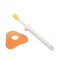 日康rikang 儿童牙刷 婴儿训练牙刷0-1岁宝宝乳牙刷软毛 粉色乳牙刷[8个月以上]RK3523