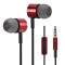 爱科技（AKG）K374U 入耳式耳机 线控手机耳机 HIFI音乐耳机 带麦克风话筒 红色