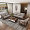 慕尼思丹Munisidan 沙发 实木沙发 布艺沙发 北欧新中式小户型客厅单双三人沙发