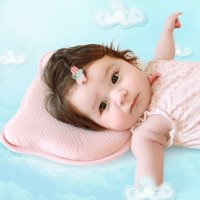 艾茵美婴儿枕头 防偏头宝宝定型枕 新生儿枕头童记忆枕秋冬枕头