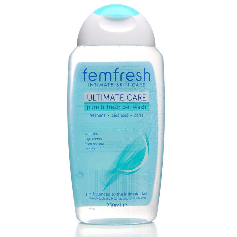英国femfresh芳芯女性私处护理液250ml 百合香味