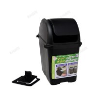 日本 车用垃圾桶 车载垃圾筒 家用翻盖垃圾桶 垃圾筒 337