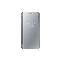 三星 Galaxy S6 edge 镜面智能保护套 G9250原装手机套曲面保护套