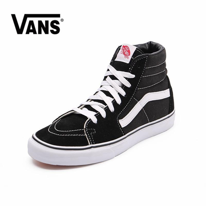 VANS/万斯 经典款SK8-Hi 高帮情侣经典款板鞋运动鞋 VN-0D5IB8C