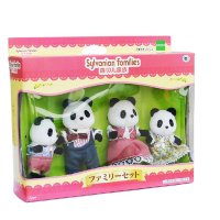 森贝儿森林动物家族 sylvanian families 女孩玩具 家族套 熊猫家族SF31328