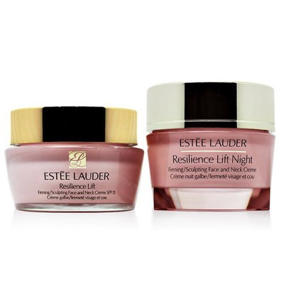 Esteelauder雅诗兰黛 弹性紧实活颜柔肤套装 日霜50ml+晚霜50ml