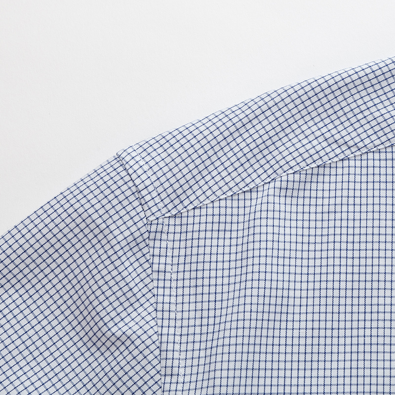OSD奥斯迪2018春季男士长袖衬衫格子商务休闲正装免烫衬衣（大码，请买小一码）